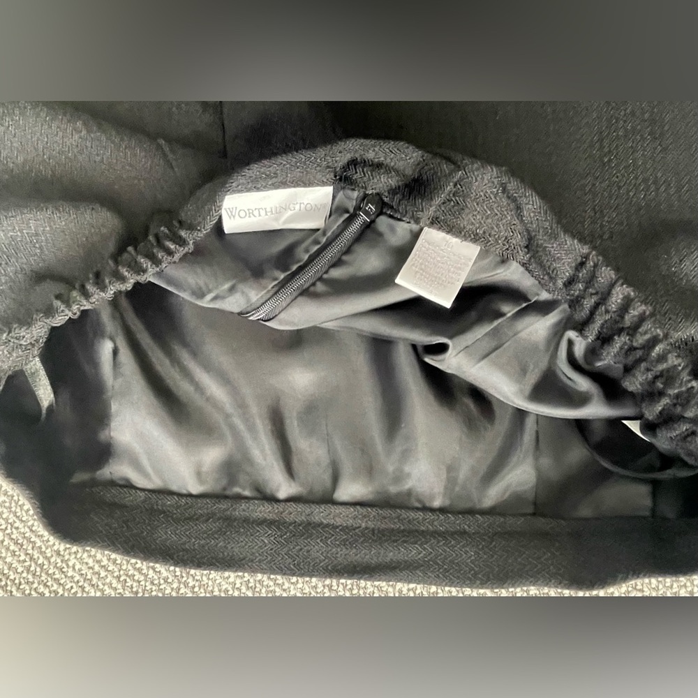 Worthington Gray Midi Pencil Skirt Work - Picture 12 of 16